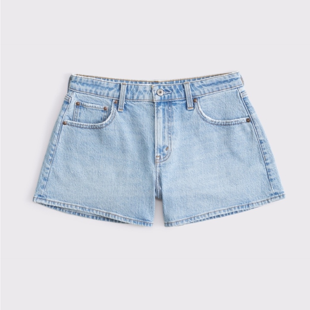 Abercrombie & Fitch Mid Rise A-Line Shorts